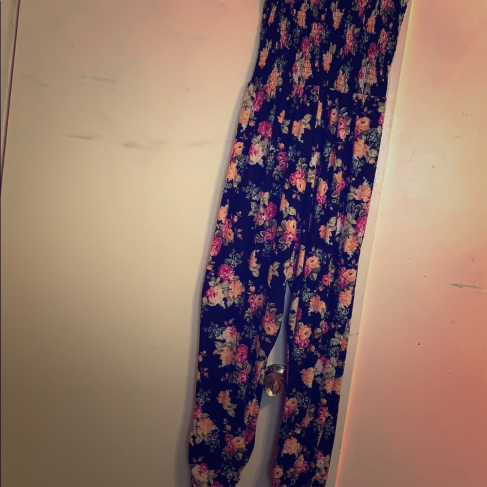 Plus Floral Jumpsuit